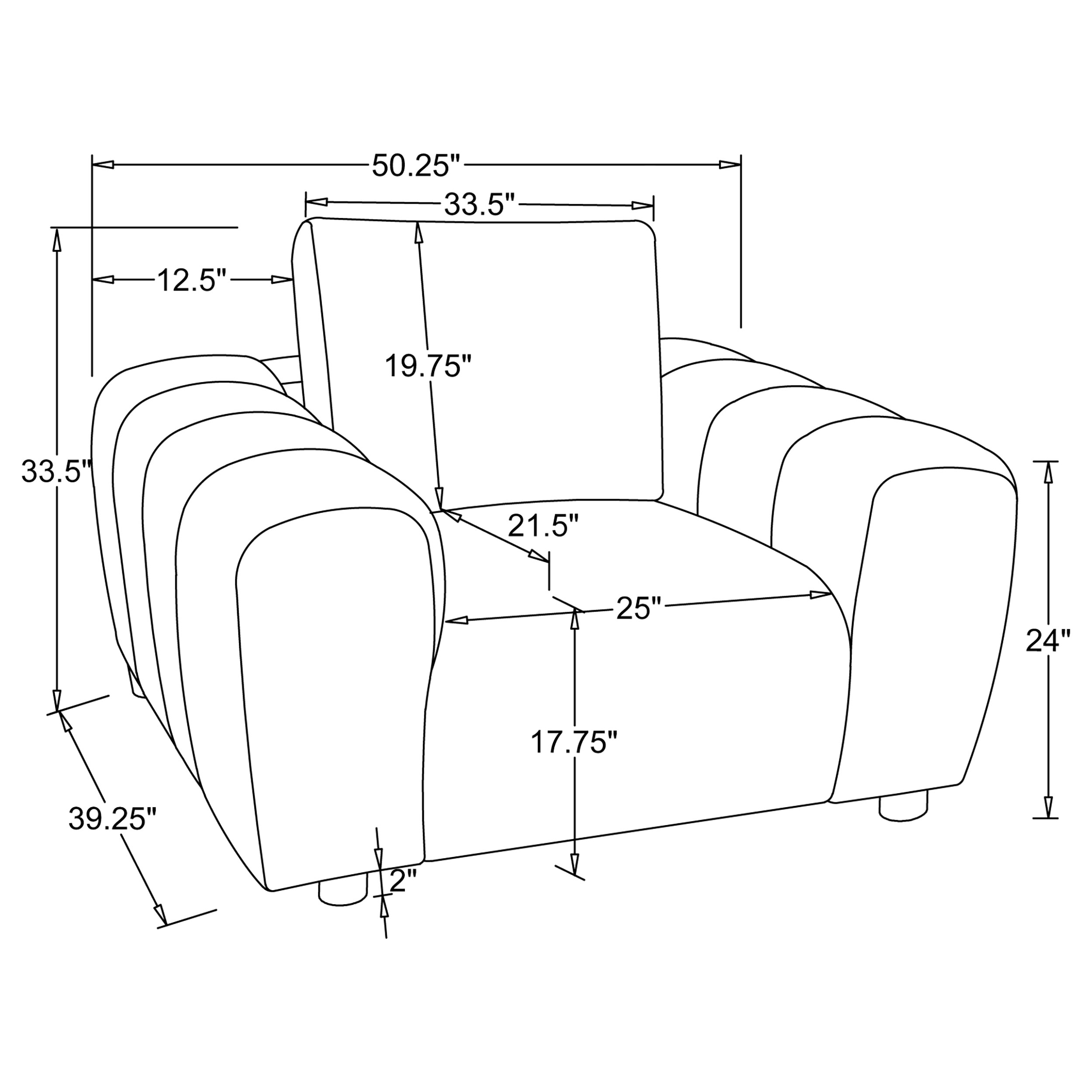 Burnett 4-piece Chenille Upholstered Sofa Set Burnt Orange - Image 14