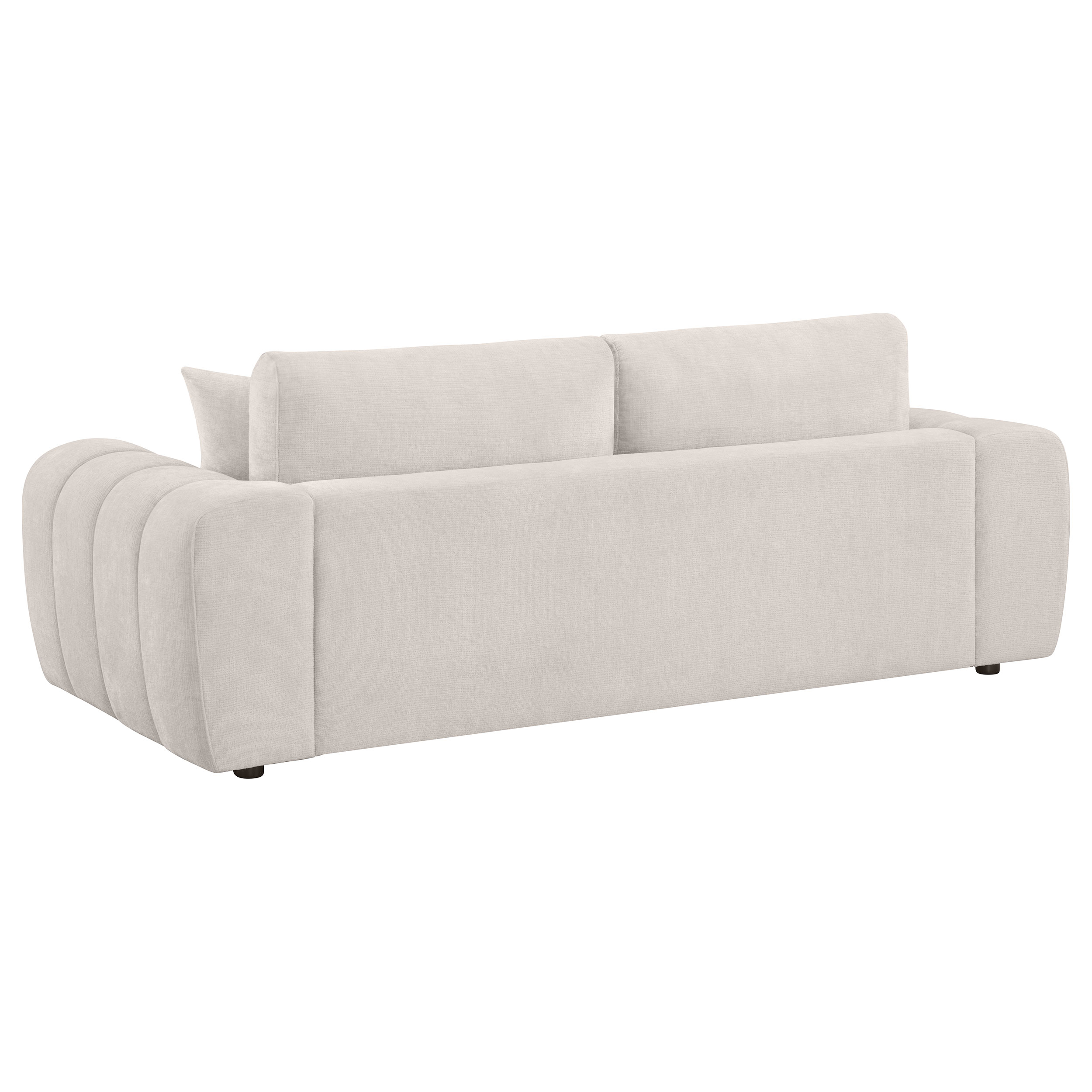Burnett 2-piece Chenille Upholstered Sofa Set Ivory - Image 3