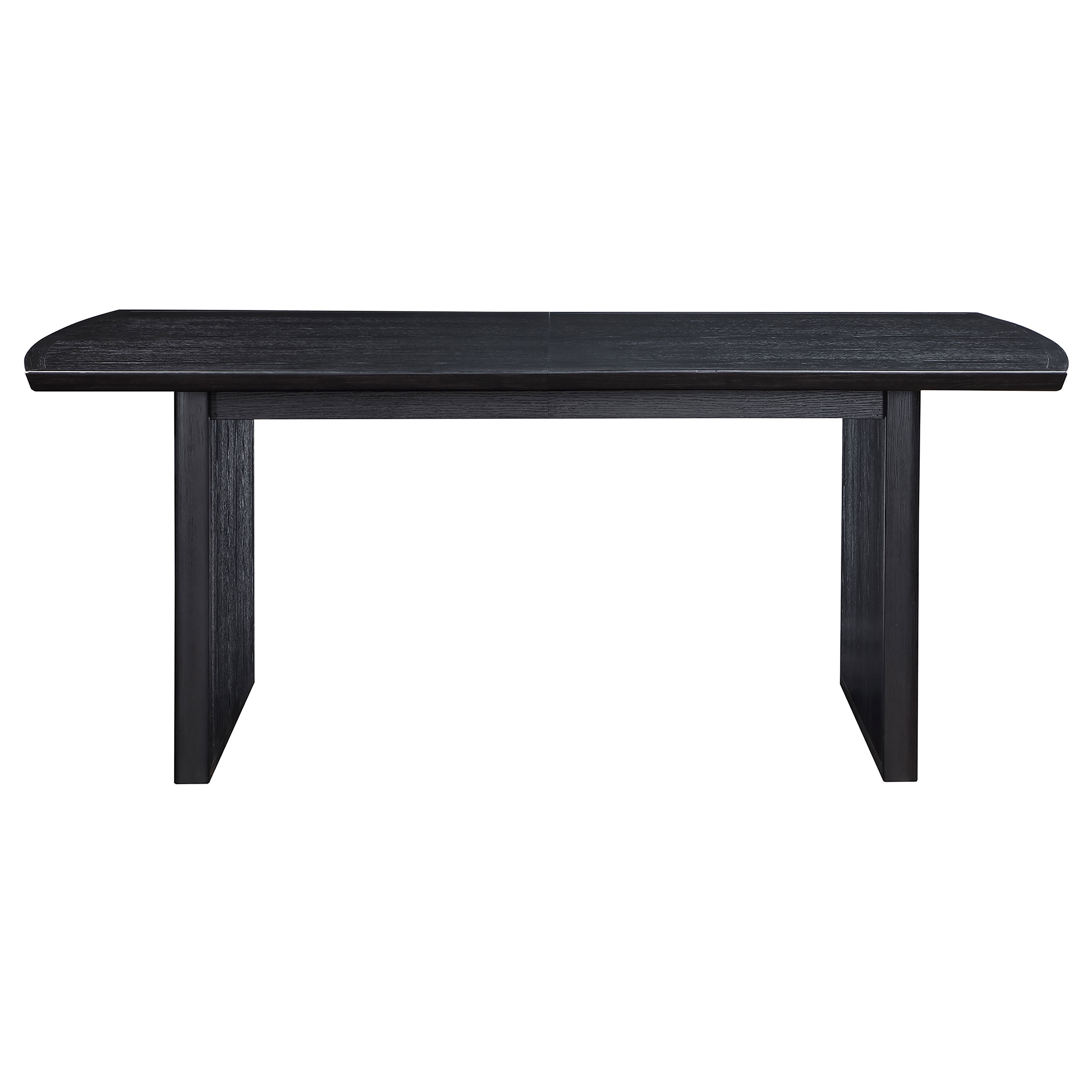 Brookmead 100-inch Extension Leaf Dining Table Black - Image 6