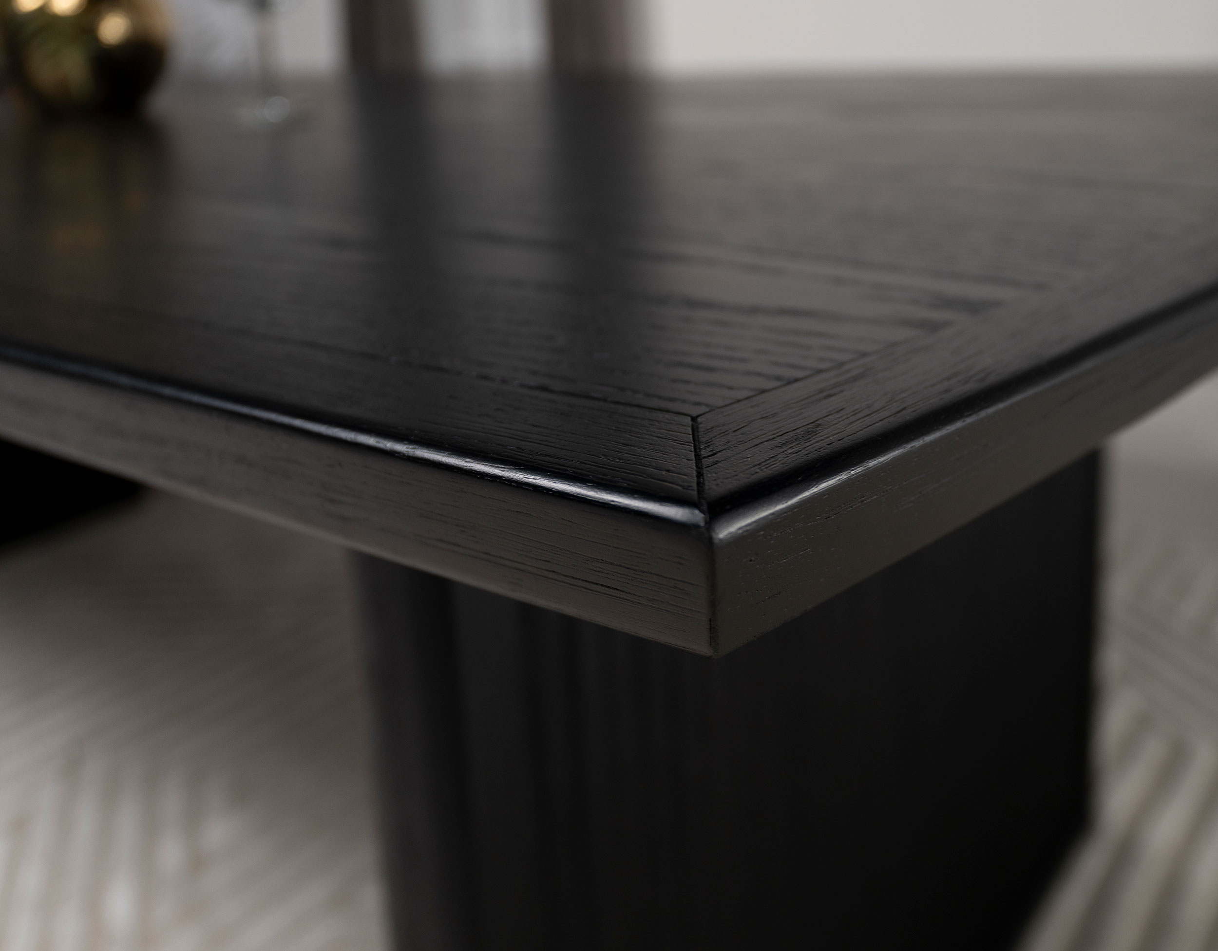 Brookmead 100-inch Extension Leaf Dining Table Black - Image 11