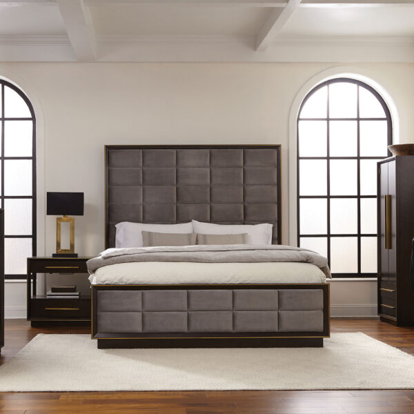 Durango 5-piece Eastern King Bedroom Set Smoked Peppercorn