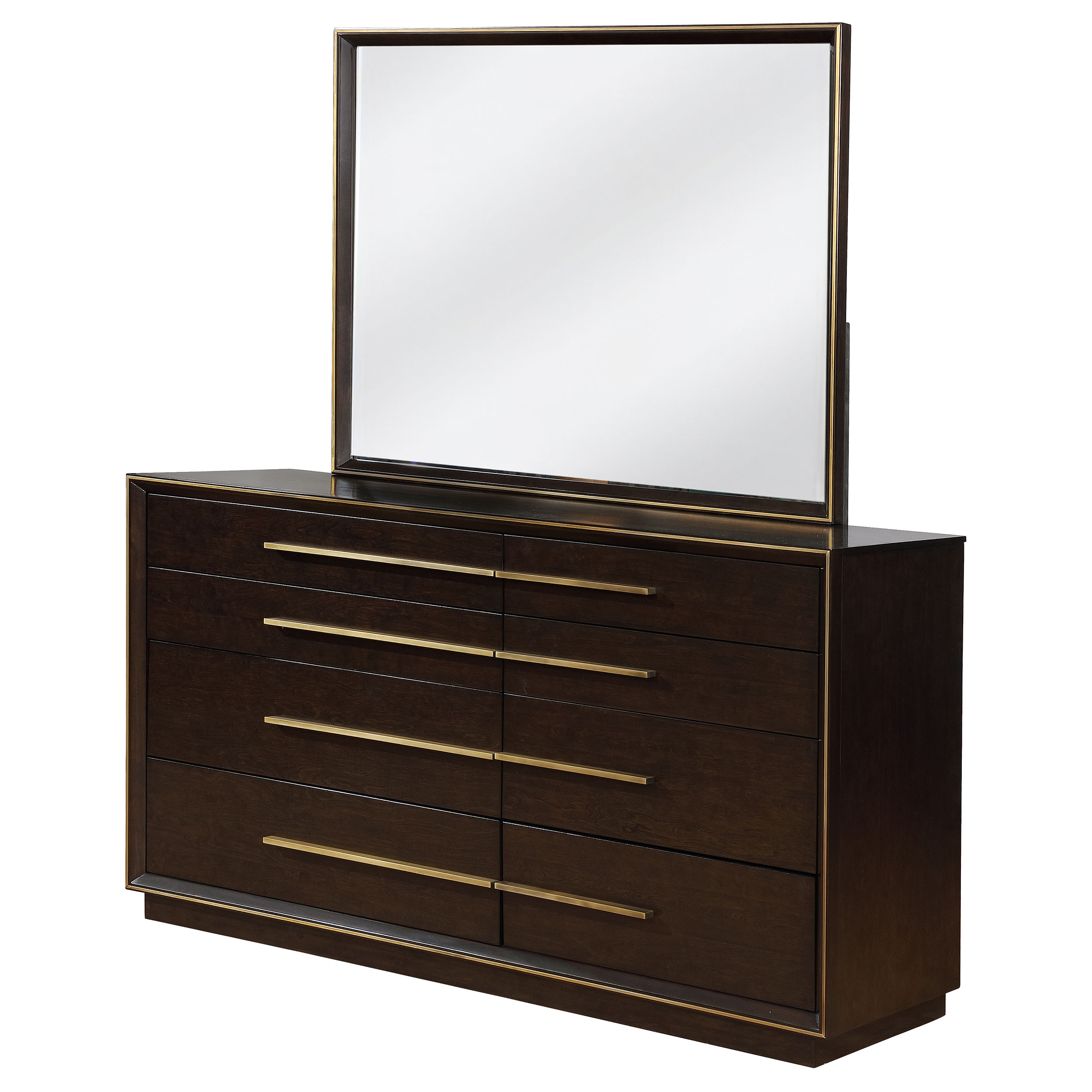 Durango 8-drawer Dresser with Mirror Smoked Peppercorn - Image 4
