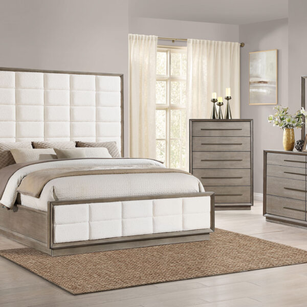 Durango 5-piece Queen Bedroom Set Taupe Oak